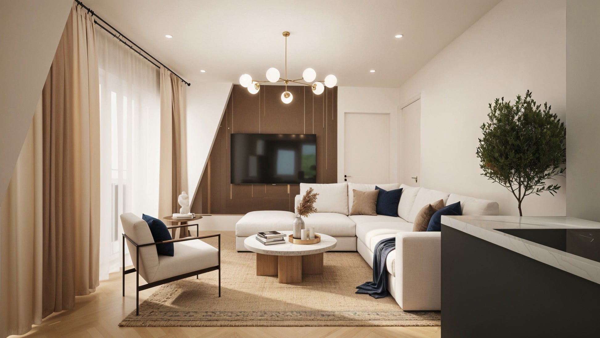 3-4 Zimmer Neubau-Dachgeschosswohnung in Solln auf ca. 81m²