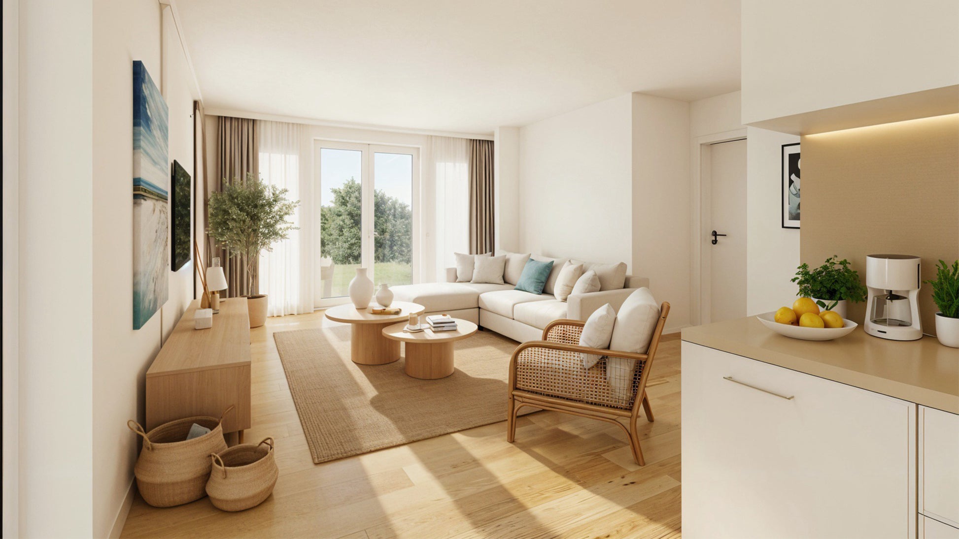 3-4 Zimmer Neubau-Gartenwohnung in Solln mit Hobbyraum auf ca. 76m²