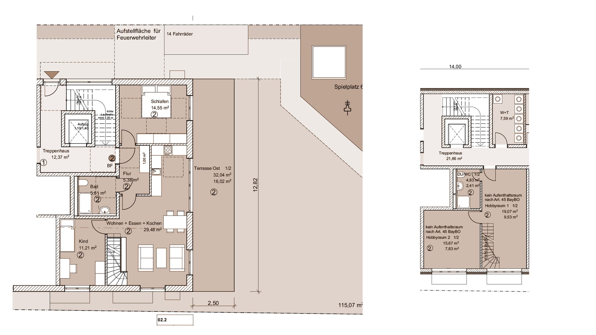 5 Zimmer Neubau-Gartenwohnung in Solln mit Hobbyraum auf ca. 99m²