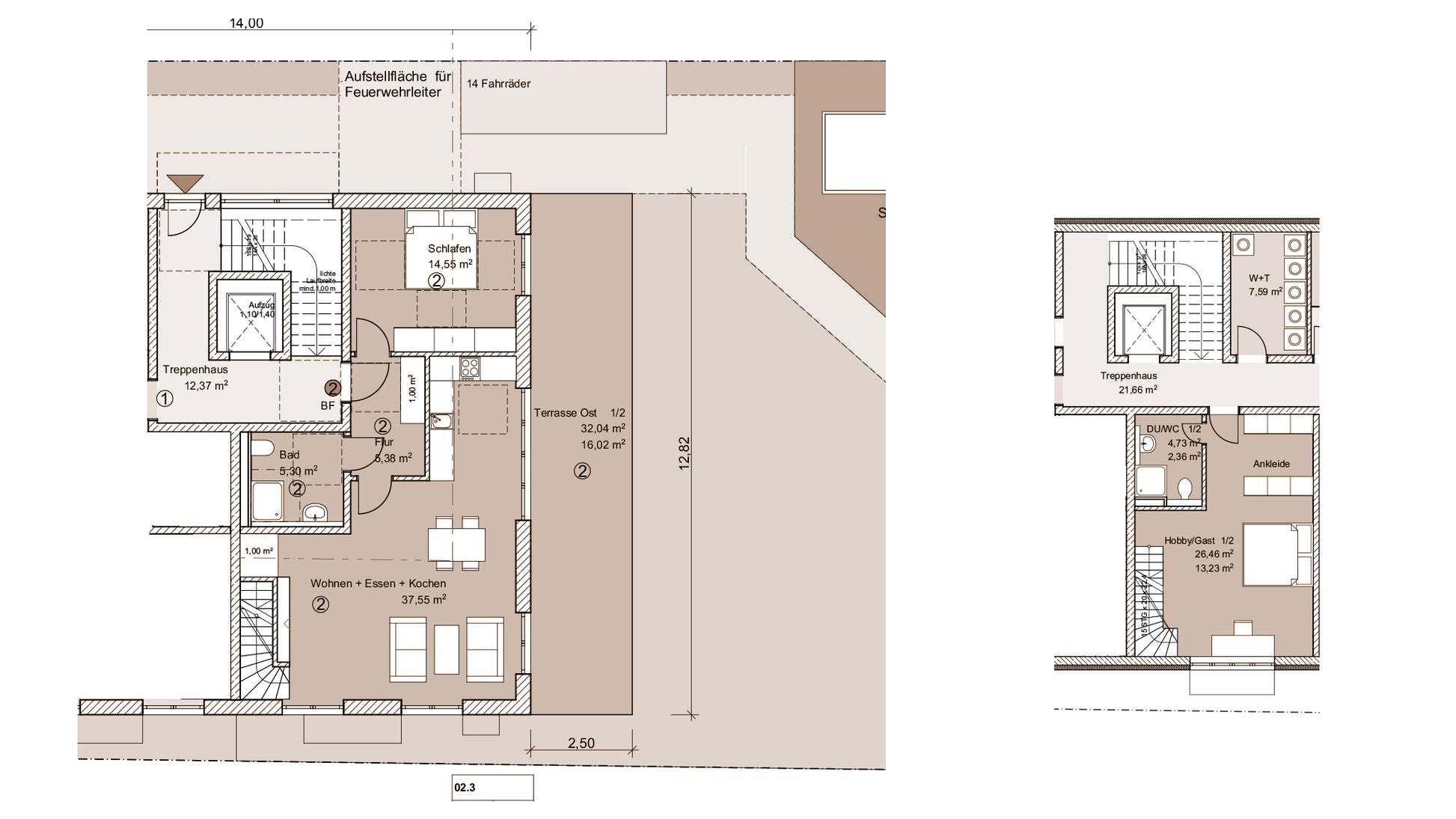 3-4 Zimmer Neubau-Gartenwohnung in Solln mit Hobbyraum auf ca. 95m²